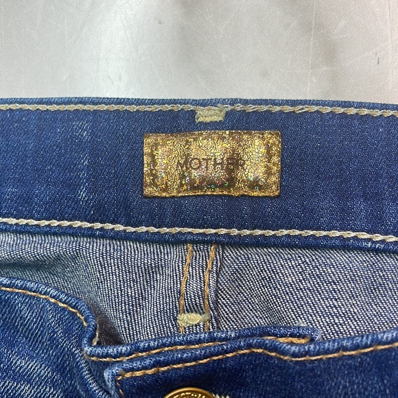 Mother Jeans The Slit Rascal in Wicked Games - Picture 2 of 6